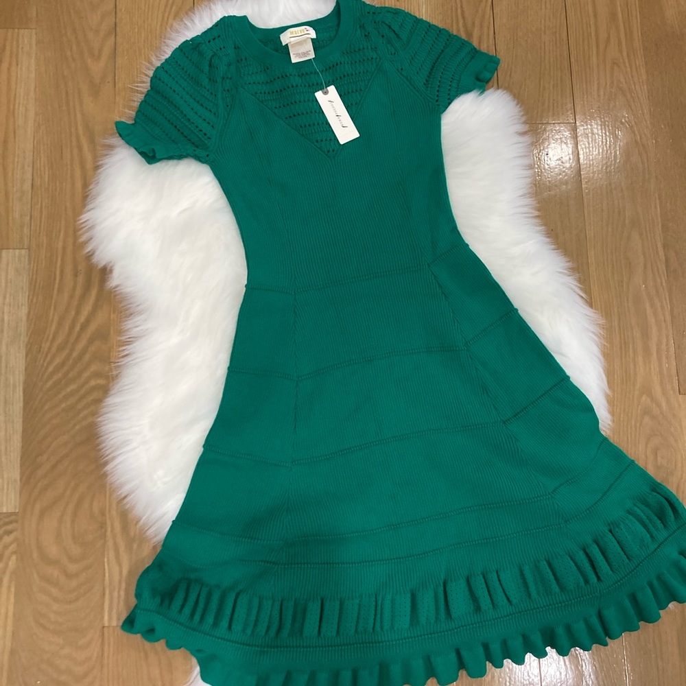 NWT Anthropologie Maeve Promenade Pointelle Dress - Picture 3 of 14